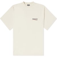 Тениска Balenciaga Political Campaign T-Shirt Бежово | 641675-TKVJ1-9711, 1