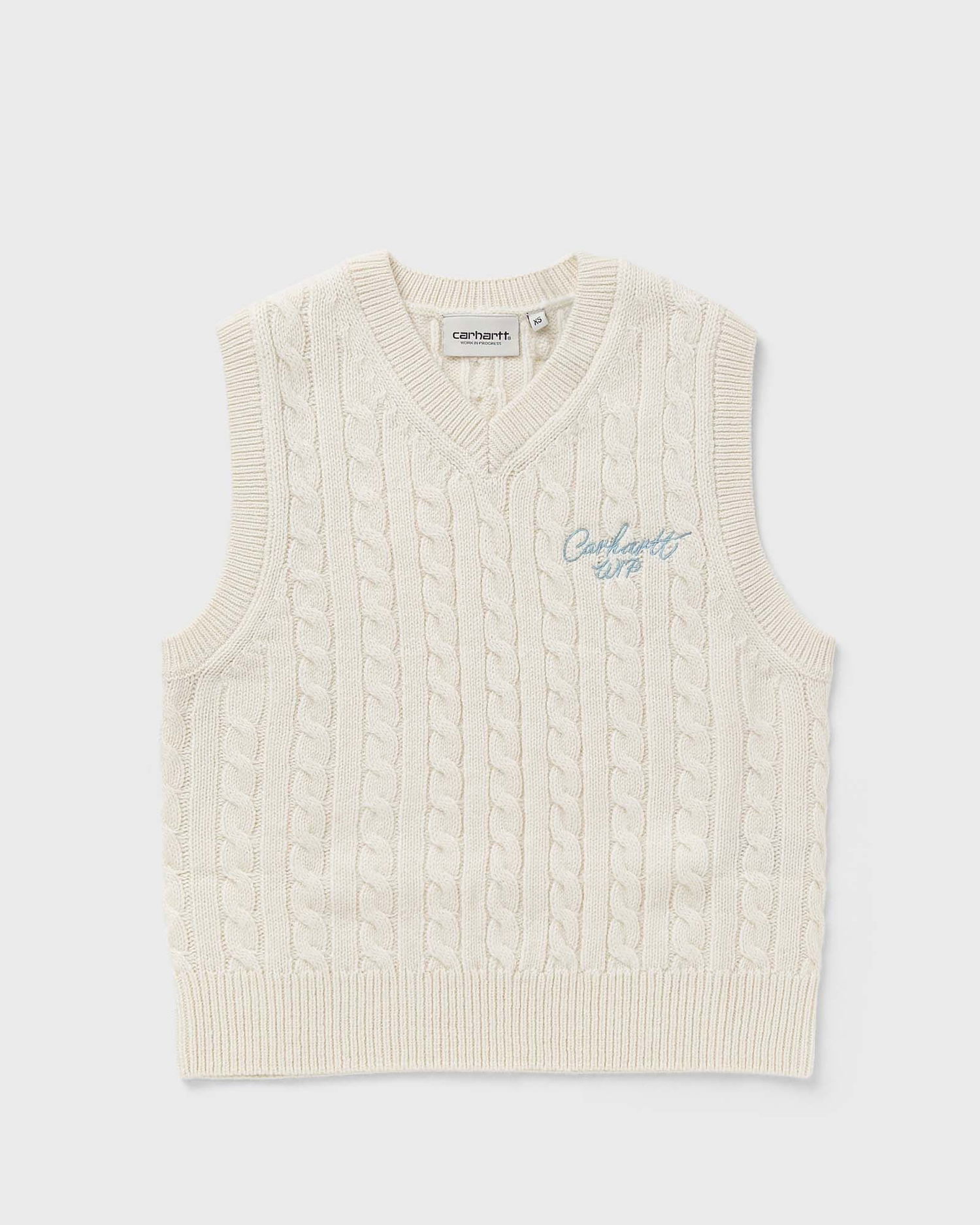 Пуловер Carhartt WIP WMNS Signature Vest Sweater Бежово | I033882-2JH.XX, 0