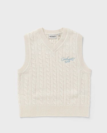 Пуловер Carhartt WIP WMNS Signature Vest Sweater Бежово | I033882-2JH.XX, 0