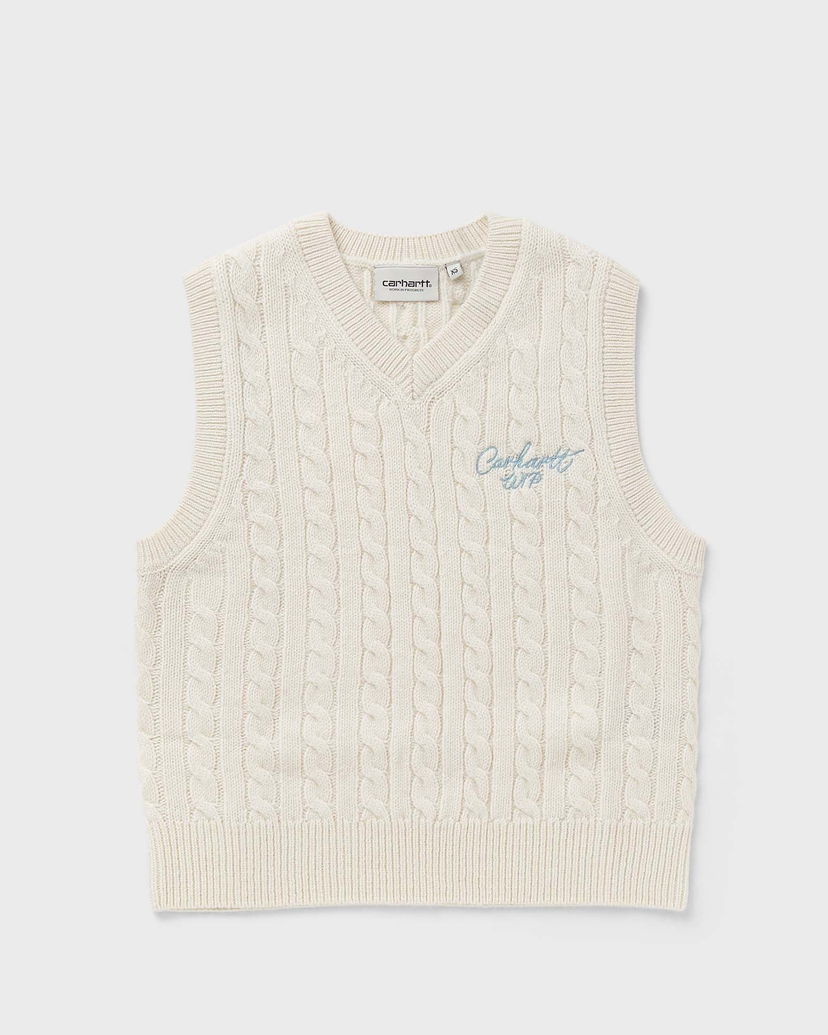 Пуловер Carhartt WIP WMNS Signature Vest Sweater Бежово | I033882-2JH.XX