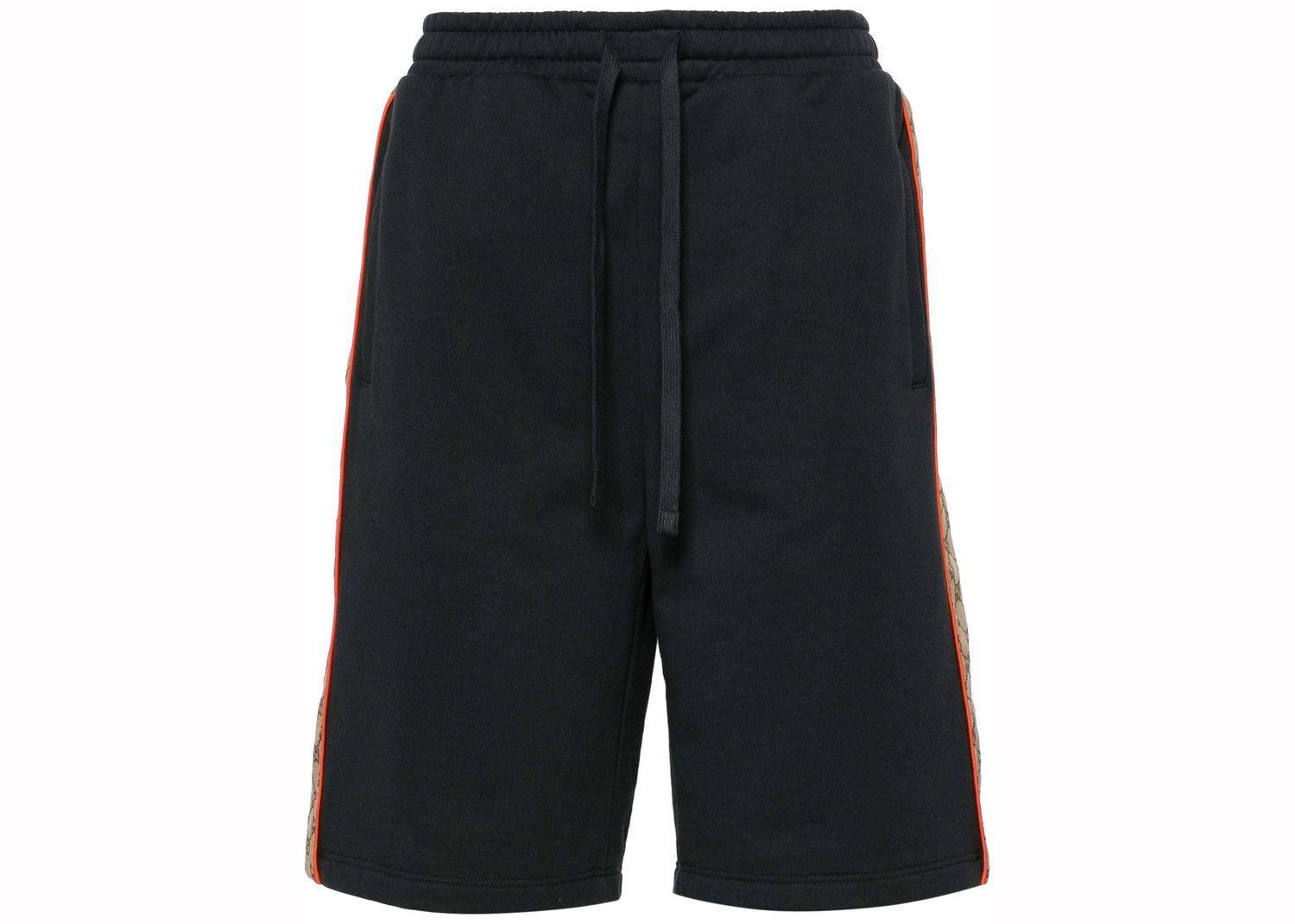 Къси панталони Gucci GG Insert Jogging Shorts Black Черно | 770795 XJF35, 0