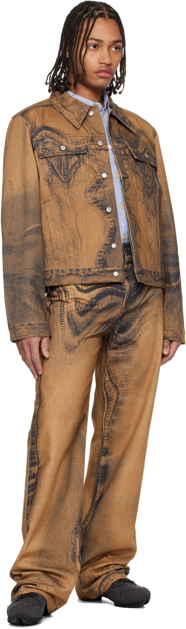 Яке Camper Distorted Print Denim Jacket Многоцветен | AU00005-010, 3