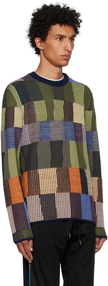 Пуловер Paul Smith Paul Smith Patchwork Crewneck Sweater Многоцветен | M1R-267Y-L02084, 1