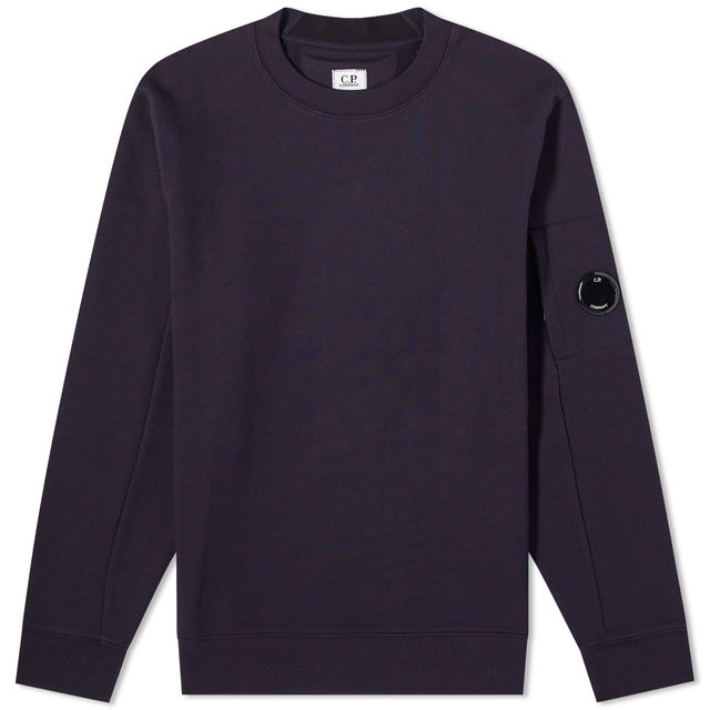 Diagonal Fleece Lens Crewneck