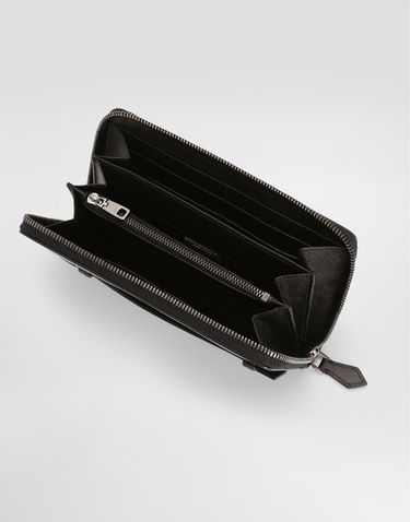 Портфейл Dolce & Gabbana Dolce & Gabbana Calfskin Zip-Around Wallet Черно | BP1672AV95680999, 3