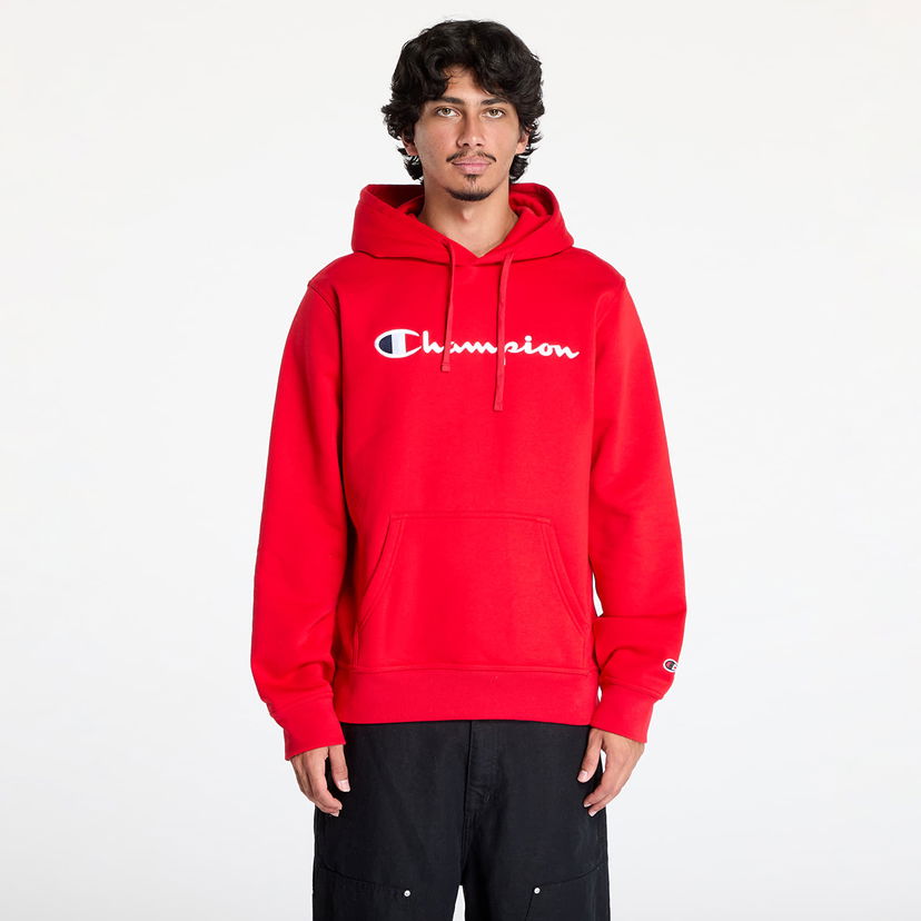 Суитчър Champion Sweatshirt Hooded Sweatshirt Red XL Розово | 220253 CHA RS054