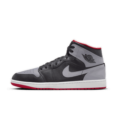 Кецове и обувки Jordan Air Jordan 1 Mid "Black/Cement Grey / Fire Red / Sail" Черно | DQ8426-006, 3