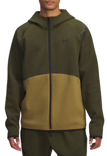 Суитчър Under Armour Unstoppable Fleece Full-Zip Hoodie Зелено | 1389352-308, 0