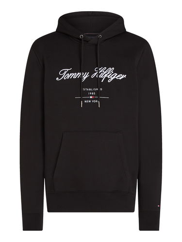 Суитчър Tommy Hilfiger Tommy Hilfiger Script Logo Hoodie Черно | MW0MW33631BDS, 4