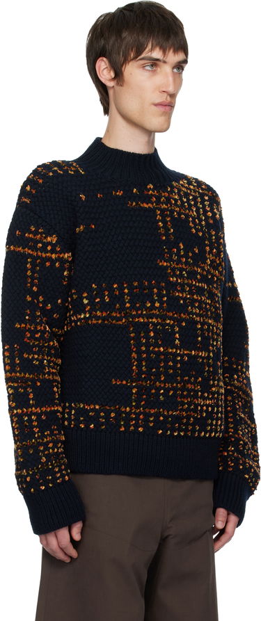 Пуловер Dries Van Noten Dries Van Noten Jacquard Wool Turtleneck Многоцветен | 252-021222-2729, 1