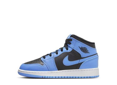 Кецове и обувки Jordan Jordan 1 Mid "Black University Blue" Синьо | DQ8423-401, 0