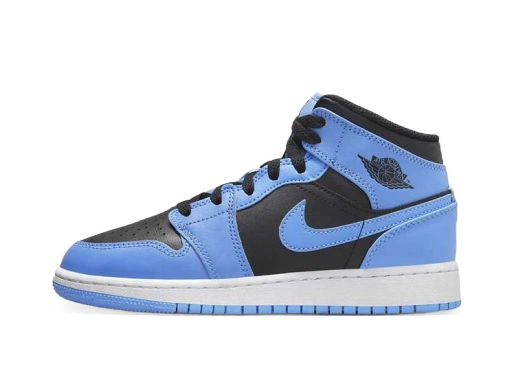 Кецове и обувки Jordan Jordan 1 Mid "Black University Blue" Синьо | DQ8423-401