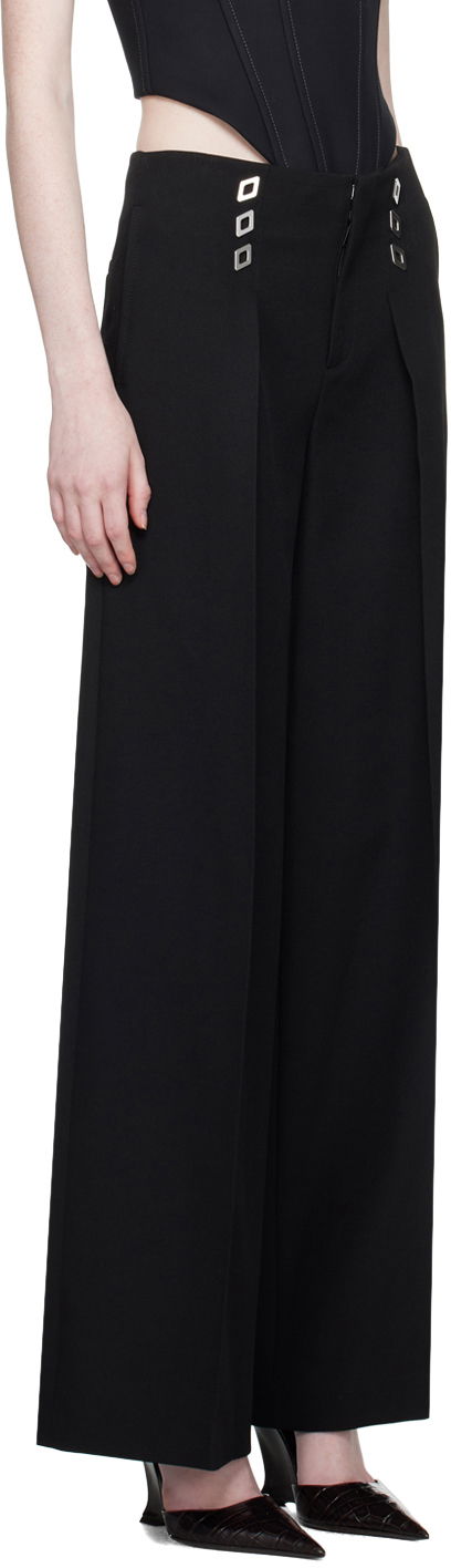 Панталони Dion Lee Diamond Stud Trousers Черно | C2160F23, 1