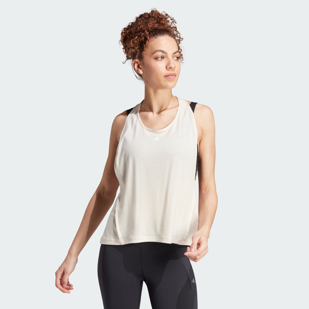 Потник adidas Performance Training Tank Top Бежово | IM2698, 0