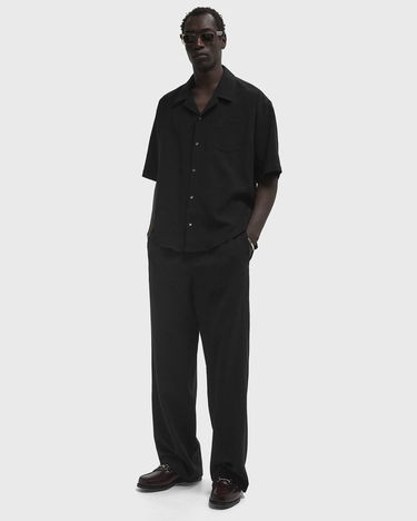 Риза AMI Boxy Camp Collar Shirt Черно | HSH219.CO0106-001, 2