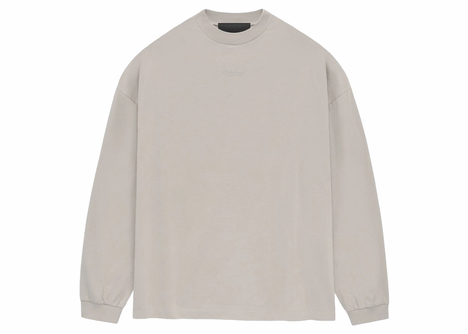 Тениска Fear of God Essentials LS Tee Silver Cloud Сиво | 125BT232012F, 0