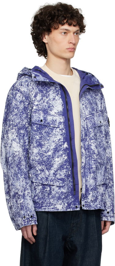 Ветровка Stone Island Stone Island Pigment Stretch-TC Hooded Jacket Синьо | K1S15 4100076 S0143, 1