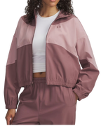 Rival Woven Color-Block Full-Zip Hooded Jacket