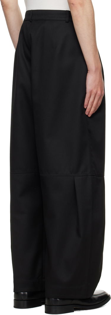 Панталони sage NATION SAGE NATION Zushi Pleated Trousers Черно | S091 ZUSHI TROUSER COTTON TWIL, 2