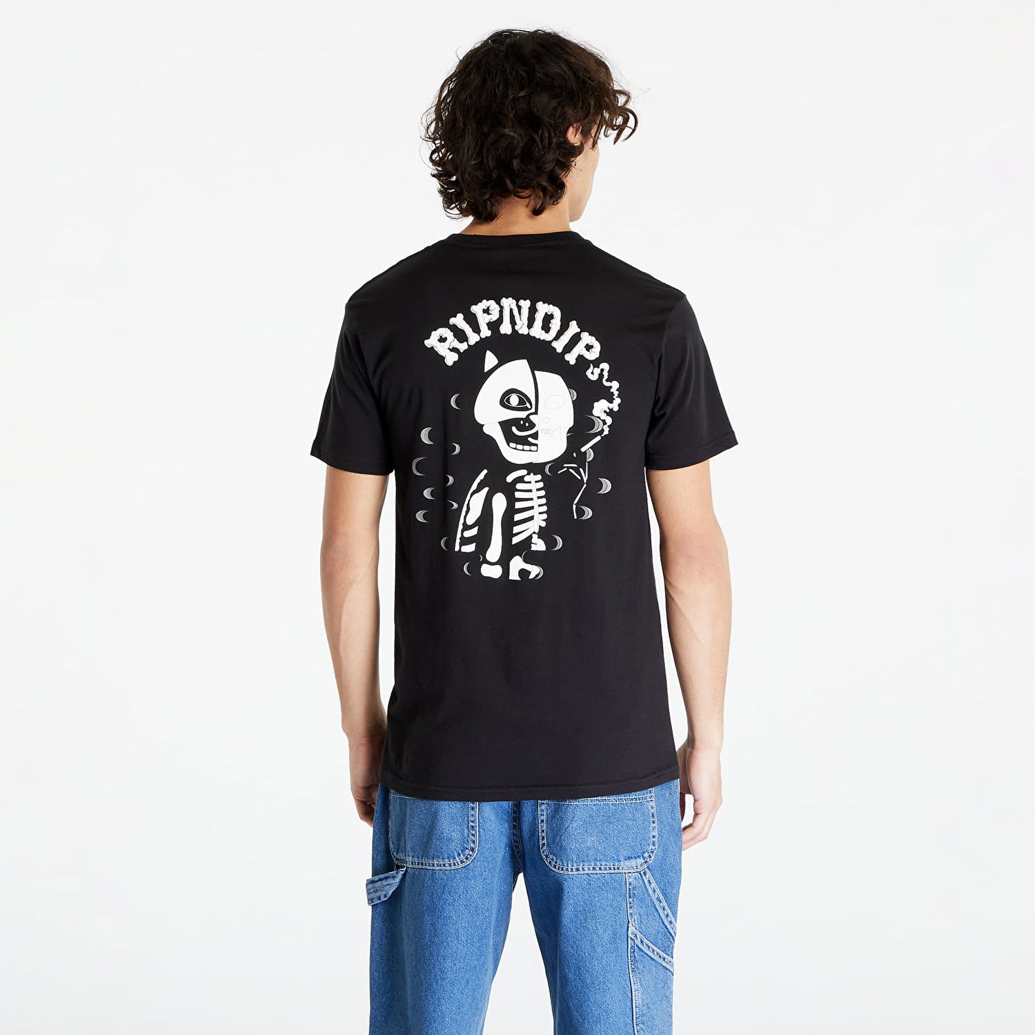 Тениска RIPNDIP Skelly Nerm Smokes Tee Черно | RND10248, 1
