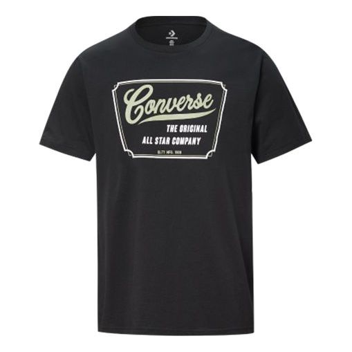 Тениска Converse Alphabet Print T-Shirt Черно | 10018853-001