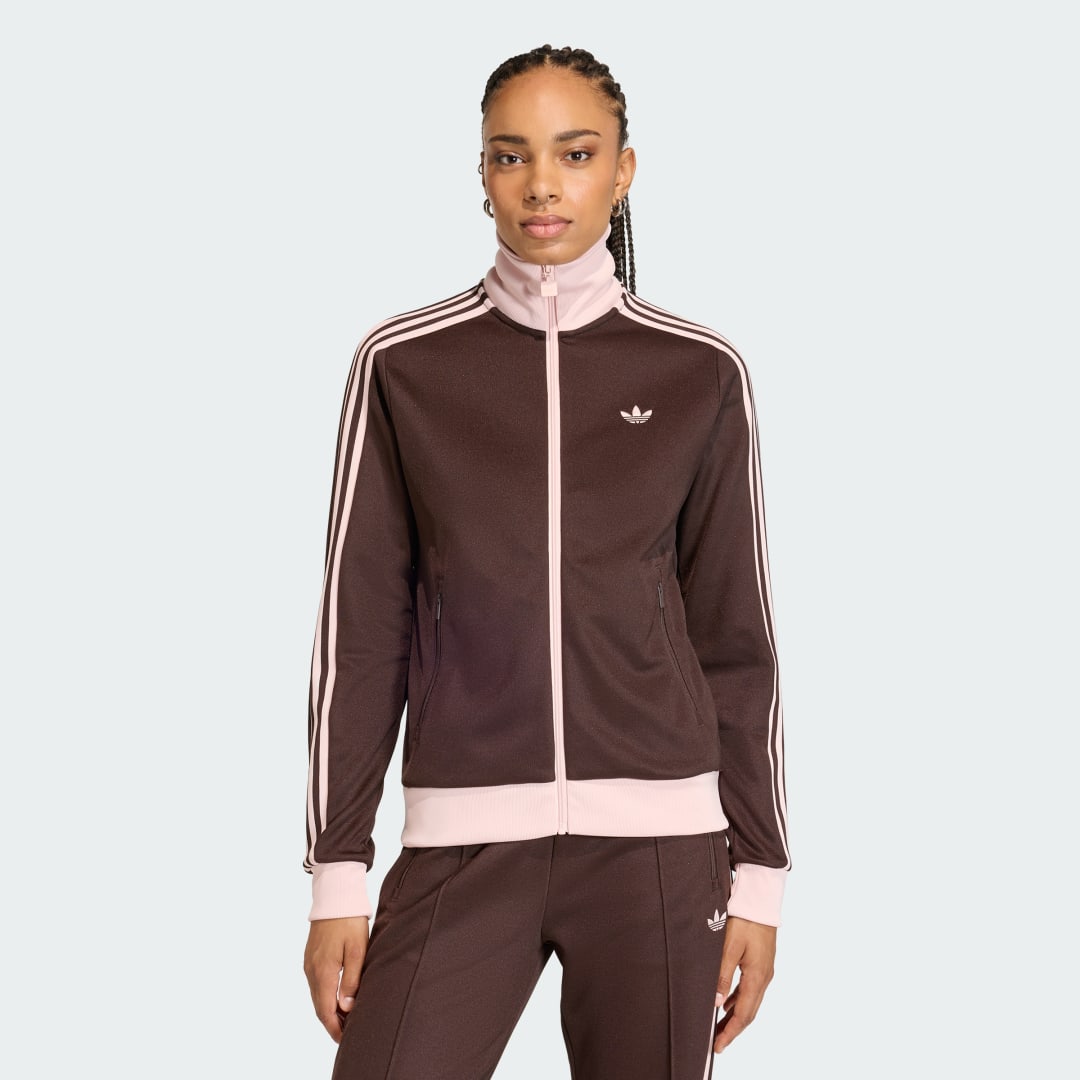 Яке adidas Performance Classic Full-Zip Track Jacket Кафяво | KD3742, 0