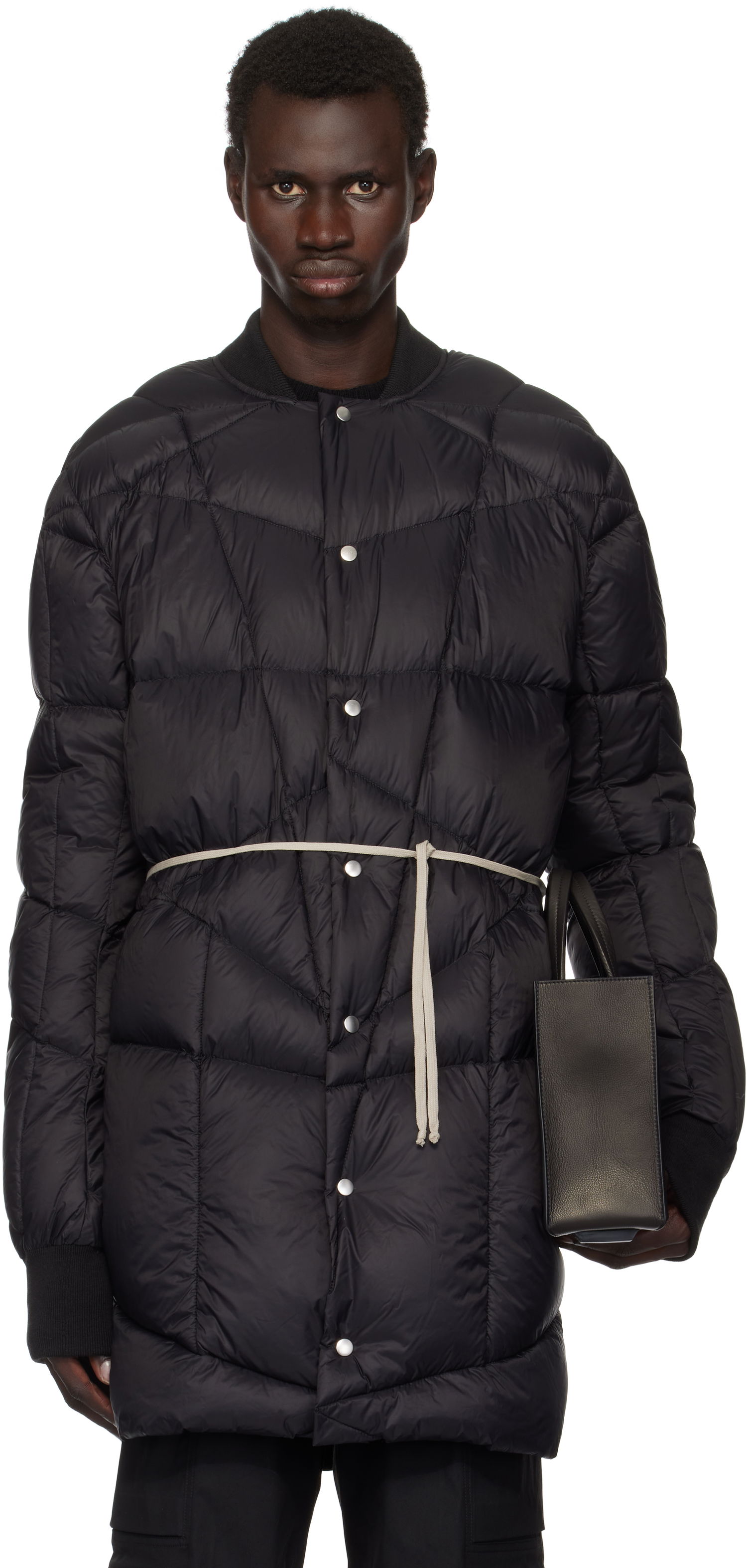Пухо яке Rick Owens Flight Liner Down Coat Черно | RR02D6915 NPD2, 0