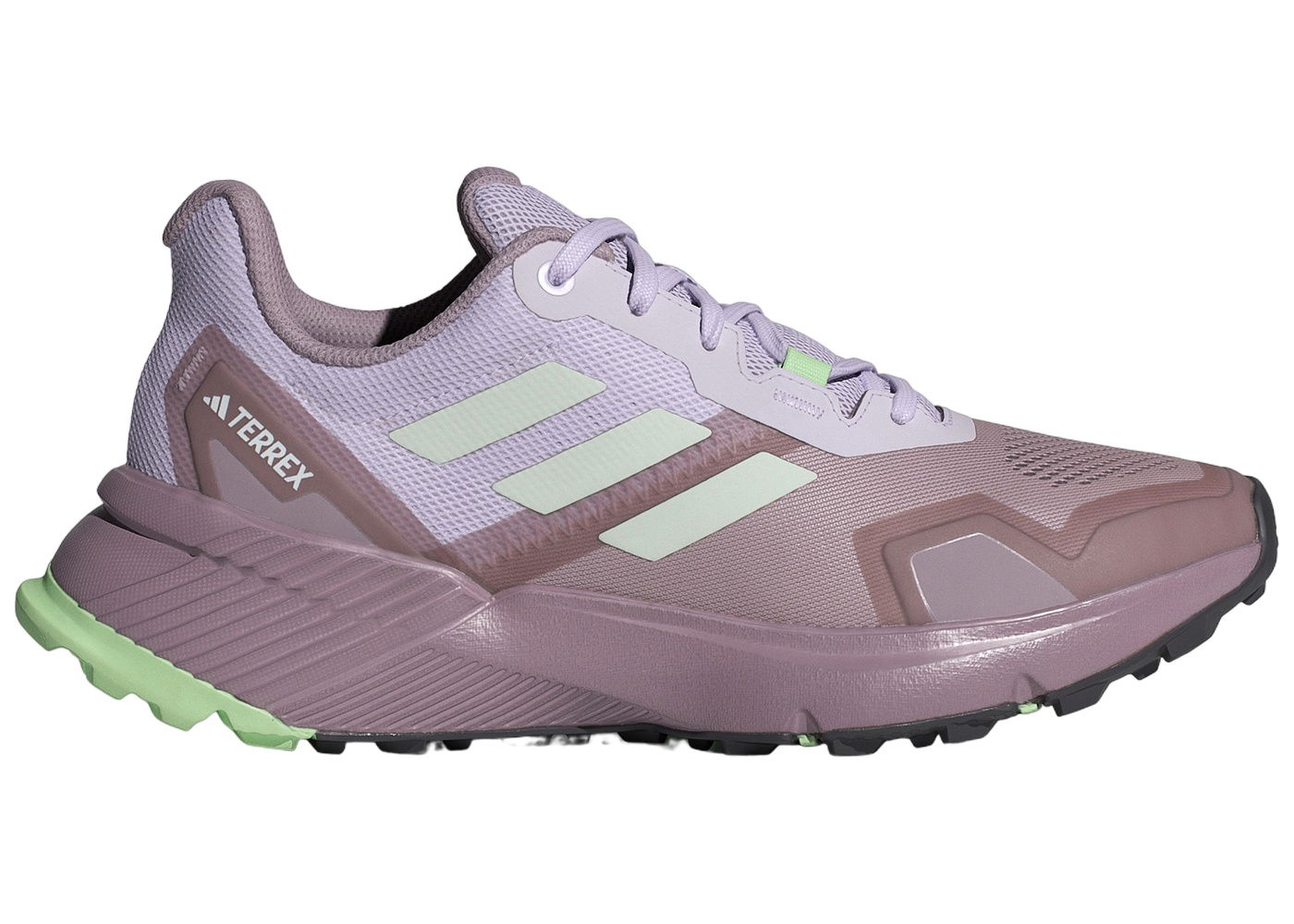 Кецове и обувки adidas Performance Terrex Soulstride Trail Preloved Fig Crystal Jade Semi Green Spark W Лилаво | ID7762, 0