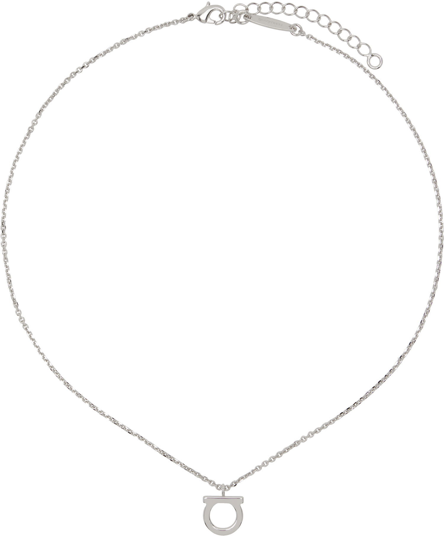 Колие FERRAGAMO Ferragamo Gancio Pendant Necklace Металик | 696659, 0