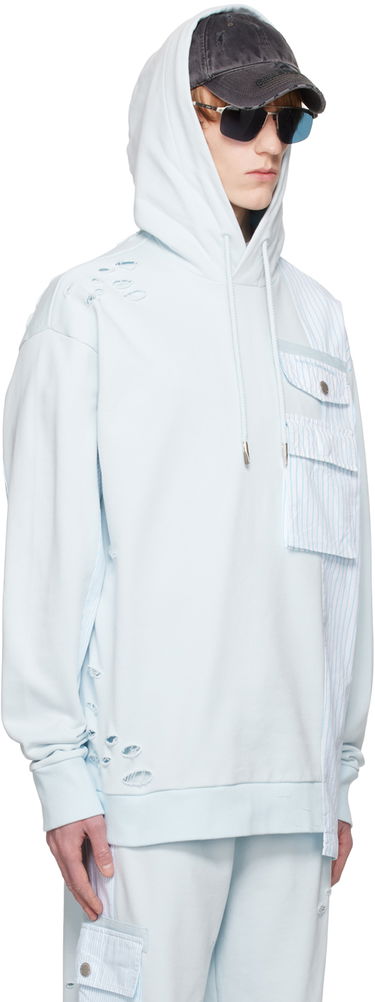 Суитчър Feng Chen Wang Feng Chen Wang Paneled Hoodie Синьо | FMS15HD03, 1