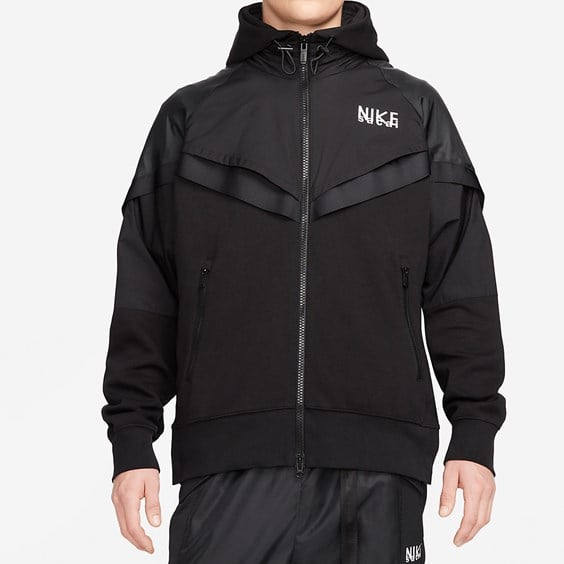 Суитчър Nike sacai x Full Zip Hoodie Черно | DQ9029-010, 0