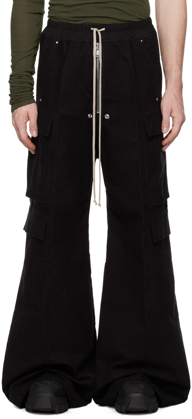 Карго панталони Rick Owens Rick Owens Porterville Cargobelas Cargo Pants Черно | RU02D6339 TB