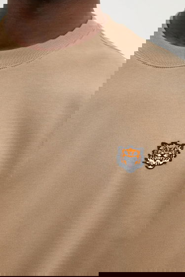 Суитчър KENZO Kenzo Tiger Crest Sweatshirt Бежово | FF55SW2624MF.10, 3