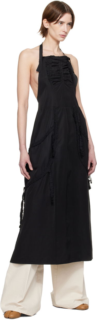 Pокля Maison Margiela Maison Margiela Apron Midi Dress Черно | S51TH0091 M35381, 3