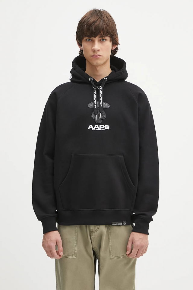 Main Appliqué Hooded Sweatshirt