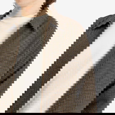 Яке Universal Works Seersucker Zip Uniform Jacket Кафяво | P32057-NVY, 5