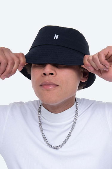 Шапка NORSE PROJECTS Twill Bucket Тъмно синьо | N80-0101-7004, 1