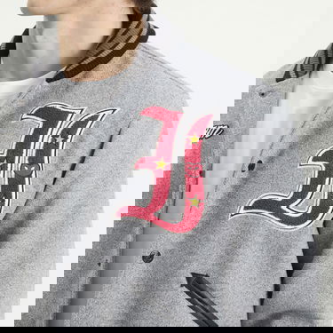 Яке BBC IceCream Mascot Varsity Jacket Сиво | IC25402-GRY, 5