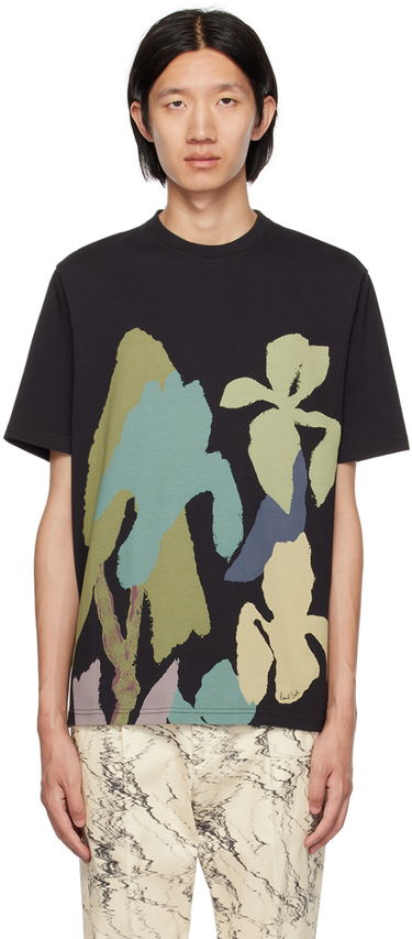 Тениска Paul Smith Paul Smith Floral Print T-Shirt Черно | M1R-919T-LP3999, 0