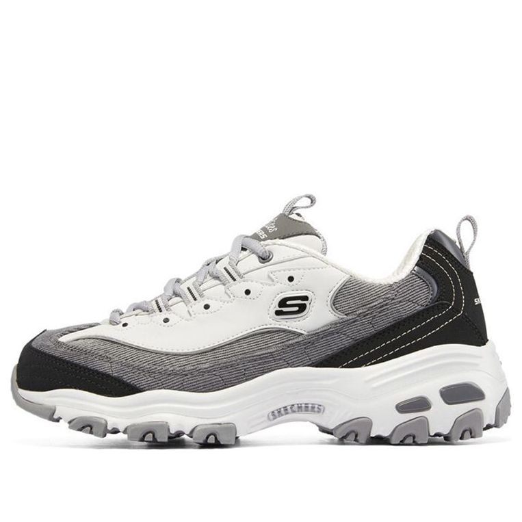 Кецове и обувки Skechers D'Lites 1.0 Бяло | 149906-BKGY