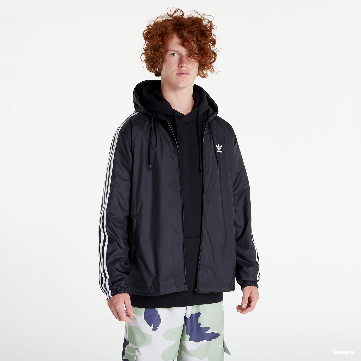 Ветровка adidas Originals Adicolor 3-Stripes Черно | HB9489, 0