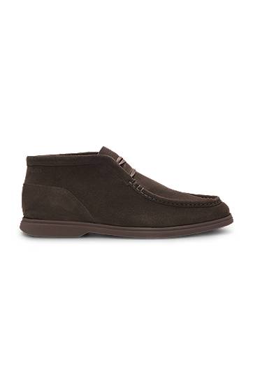 Облекло и аксесоари BOSS Suede Desert Boots with Stitching Кафяво | 50548119, 1