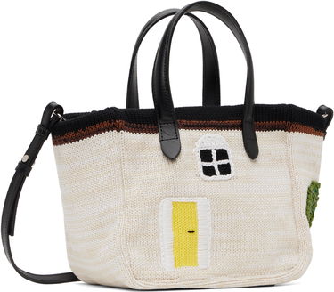 Голяма пазарска чанта JW Anderson JW Anderson Mini Belt House Tote Bag Бежово | HB0714-YN0426, 2