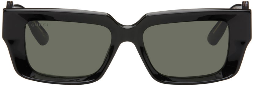 Слънчеви очила Gucci Gucci Black Rectangular Sunglasses Черно | GG1529S-001