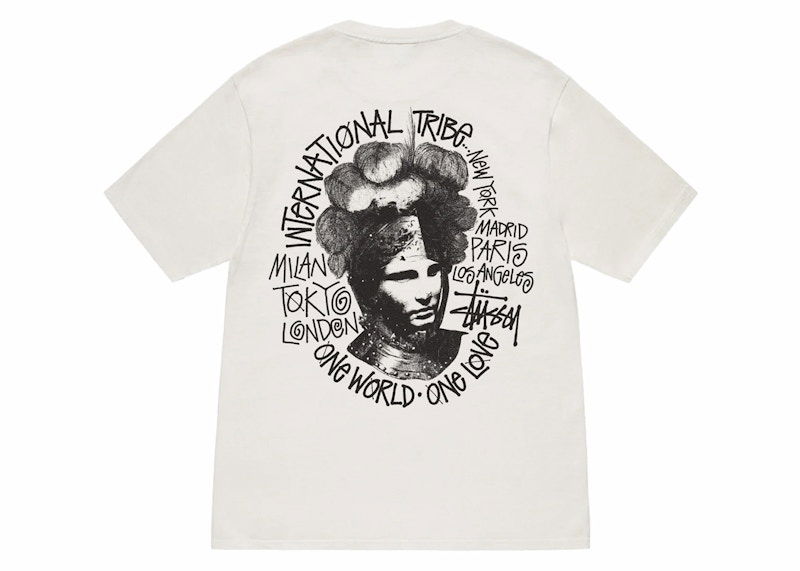 Тениска Stüssy Camelot Pigment Dyed Graphic T-Shirt Бяло | 1905005-1001