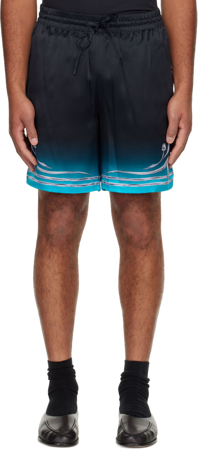 Blades Silk Satin Shorts