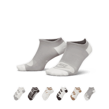 Чорапи Nike Everyday Lightweight No-Show 6 Pairs Сиво | FB3281-902, 1