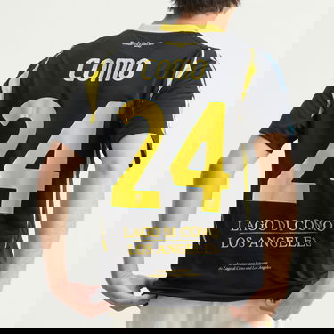 Риза Rhude Rhude x Adidas COMO 1907 Football Shirt Черно | RHPF25TT01016-0015-BLK, 3