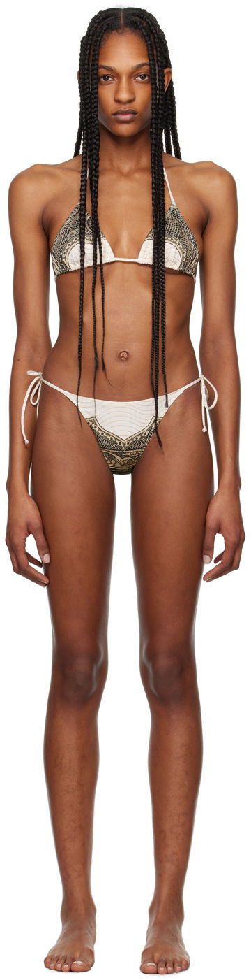 Бански Jean Paul Gaultier Gaultier 'The Cartouche' Bikini Set Бяло | 24/25-F-BS006-J540-400300156