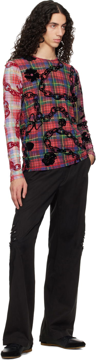 Тениска Chopova Lowena Lady Chain Flocked Mesh T-shirt Многоцветен | 2420M, 3